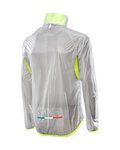 SIX2 Winddichte Fahrradjacke - GHOST - Transparent/Gelb