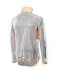 SIX2 Winddichte Fahrradjacke - GHOST - Transparent/Orange