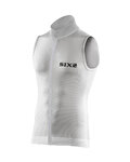 SIX2 Ärmelloses Fahrradtrikot - BIKE2 CHROMO - Weiß