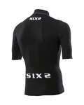 SIX2 Kurzarm Fahrradtrikot - BIKE3 CHROMO - Schwarz