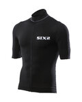 SIX2 Kurzarm Fahrradtrikot - BIKE3 CHROMO - Schwarz
