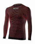 SIX2 Langarm Fahrrad-Shirt - TS2 - Rot