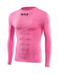 SIX2 Langarm Fahrrad-Shirt - TS2 C - Rosa