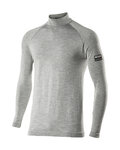 SIX2 Langarm Fahrrad-Shirt - TS3 MERINOS - Grau