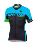 SPORTFUL Kurzarm Fahrradtrikot - SC TEAM - Schwarz/Hellblau