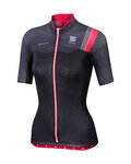 SPORTFUL Kurzarm Fahrradtrikot - BODYFIT PRO LADY - Schwarz/Rot