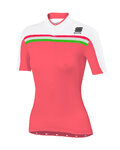 SPORTFUL Kurzarm Fahrradtrikot - ALLURE LADY - Rosa/Weiß