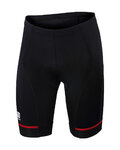 SPORTFUL Fahrradshorts ohne Träger - GIRO 2.0 - Schwarz/Rot