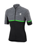 SPORTFUL Kurzarm Fahrradtrikot - GIARA - Grau/Grün/Schwarz