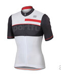 SPORTFUL Kurzarm Fahrradtrikot - SQUADRA CORSE - Rot/Weiß/Grau