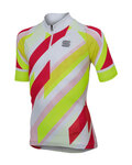 SPORTFUL Kurzarm Fahrradtrikot - VOLT KIDS - Rot/Weiß/Gelb