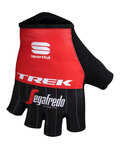 SPORTFUL Fingerlose Fahrradhandschuhe - TREK SEGAFREDO 2017 - Schwarz/Rot