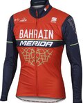 SPORTFUL Langarm Fahrradtrikot für den Sommer - B MERIDA 2017 SUMMER - Rot/Schwarz