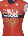 SPORTFUL Fahrradweste - BAHRAIN MERIDA 2017 - Schwarz/Rot