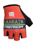 SPORTFUL Fingerlose Fahrradhandschuhe - BAHRAIN MERIDA 2018 - Rot/Schwarz/Blau