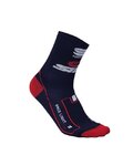SPORTFUL Klassische Fahrradsocken - BAHRAIN MERIDA 2018 - Rot/Blau