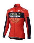 SPORTFUL Langarm Fahrradtrikot für den Winter - B MERIDA 2018 WINTER - Blau/Rot