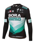 SPORTFUL Langarm Fahrradtrikot für den Winter - BORA 2020 WINTER - Grün/Schwarz