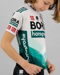 SPORTFUL Kurzarm Fahrradtrikot - BORA 2021 KIDS BOH - Grün/Grau