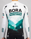SPORTFUL Langarm Fahrradtrikot für den Winter - BORA 2021 WINTER - Grau/Grün