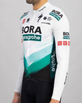 SPORTFUL Langarm Fahrradtrikot für den Winter - BORA 2021 WINTER - Grau/Grün