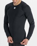 SPORTFUL Langarm Fahrrad-Shirt - MIDWEIGHT LAYER - Schwarz