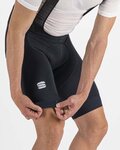 SPORTFUL Kurze Fahrradhose mit Trägern - BODYFIT PRO LTD - Schwarz