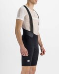 SPORTFUL Kurze Fahrradhose mit Trägern - TOTAL COMFORT - Schwarz