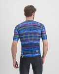 SPORTFUL Kurzarm Fahrradtrikot - GLITCH BOMBER - Blau