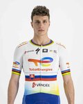 SPORTFUL Kurzarm Fahrradtrikot - TOTAL ENERGIES 2022 - Weiß/Gelb/Blau/Orange