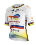 SPORTFUL Kurzarm Fahrradtrikot - TOTAL ENERGIES 2022 - Weiß/Gelb/Blau/Orange
