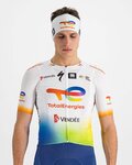 SPORTFUL Fahrradstirnband - TOTAL ENERGIES 2022 - Weiß/Blau/Gelb/Orange