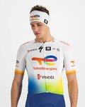SPORTFUL Fahrradstirnband - TOTAL ENERGIES 2022 - Weiß/Blau/Gelb/Orange
