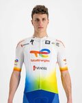 SPORTFUL Kurzarm Fahrradtrikot - TOTAL ENERGIES 2022 - Weiß/Blau/Orange/Gelb