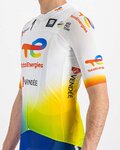 SPORTFUL Kurzarm Fahrradtrikot - TOTAL ENERGIES 2022 - Weiß/Blau/Orange/Gelb