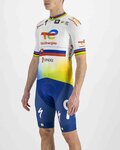 SPORTFUL Kurzarm Fahrradtrikot - TOTAL ENERGIES 2022 - Gelb/Orange/Weiß/Blau