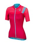 SPORTFUL Kurzarm Fahrradtrikot - BODYFIT PRO LADY - Rosa/Türkis