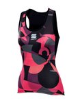 SPORTFUL Ärmelloses Fahrradtrikot - PRIMAVERA LADY - Rosa/Schwarz