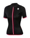 SPORTFUL Kurzarm Fahrradtrikot - LUNA LADY - Schwarz/Rosa