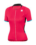 SPORTFUL Kurzarm Fahrradtrikot - LUNA LADY - Schwarz/Rosa