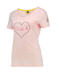 TDF Kurzarm Fahrrad-Shirt - COEUR LADY - Rosa