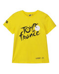 TDF Kurzarm Fahrrad-Shirt - TDF KIDS JAUNE '21 - Gelb