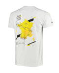TDF Kurzarm Fahrrad-Shirt - TDF ROUTE - Weiß