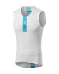 CASTELLI Ärmelloses Fahrrad-Shirt - TEAM SKY 2019 - Weiß
