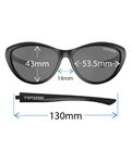 TIFOSI Fahrradsonnenbrille - SHIRLEY - Lila/Grau