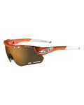 TIFOSI Fahrradsonnenbrille - ALLIANT - Orange/Weiß