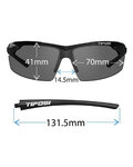 TIFOSI Fahrradsonnenbrille - TRACK  - Schwarz/Rot