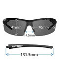 TIFOSI Fahrradsonnenbrille - TRACK  - Schwarz/Gelb