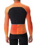UYN Langarm Fahrradtrikot für den Winter - SPECTRE WINTER - Schwarz/Orange