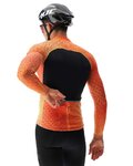 UYN Langarm Fahrradtrikot für den Winter - SPECTRE WINTER - Schwarz/Orange